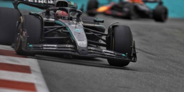 George Russell is being summoned by the stewards for an alleged breach of failing to slow under yellow flags