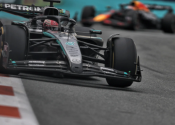 George Russell retained third place in Miami despite a Red Bull protest