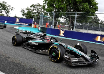 George Russell says it has not been ‘clicking for me’ in Miami after qualifying in P5