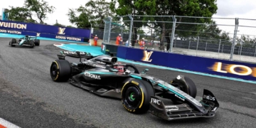 George Russell says it has not been ‘clicking for me’ in Miami after qualifying in P5