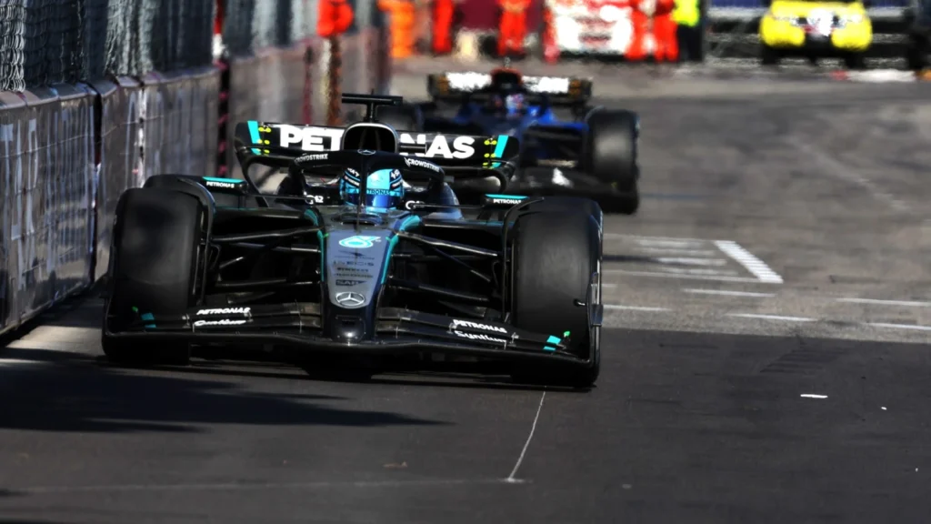 George Russell finished 11th after a difficult Monaco GP