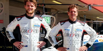 Stephen Grove (right) and his son Brenton will compete at the 6 Hours of Spa-Francorchamps ahead of their 24 Hours of Le Mans effort together