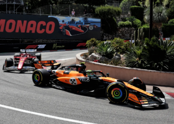 Lando Norris repelled Charles Leclerc's advances in Monaco