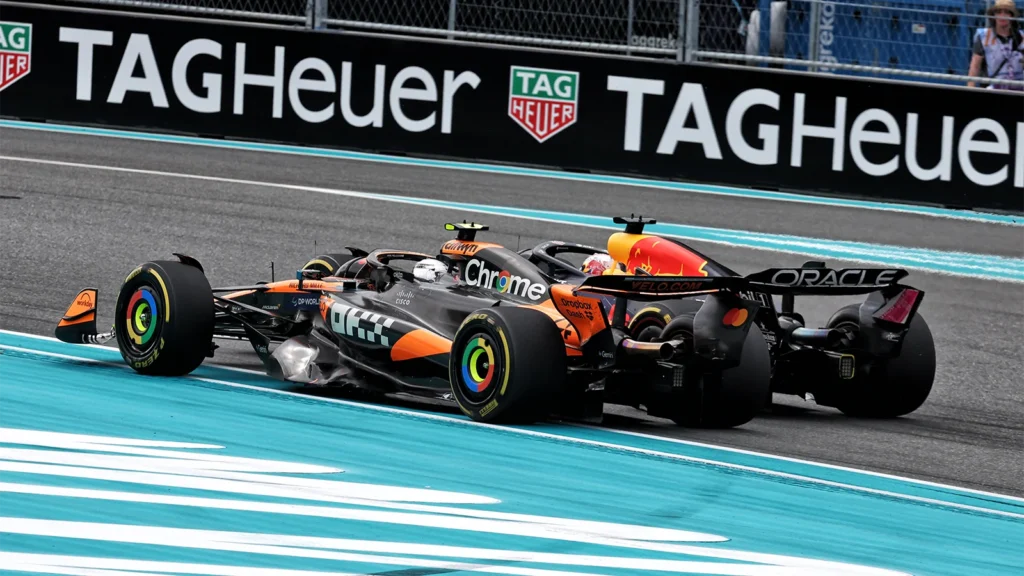 Lando Norris wasn't impressed with the way Max Verstappen drove in Miami