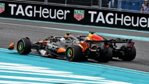 Lando Norris wasn't impressed with the way Max Verstappen drove in Miami