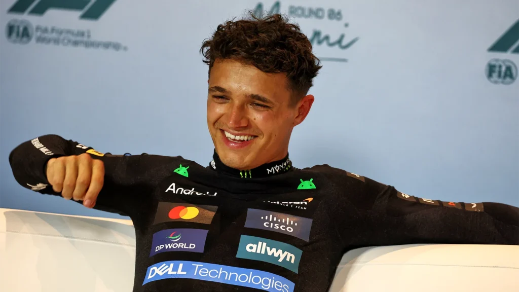 Lando Norris is happy with the progress he's showing in qualifying
