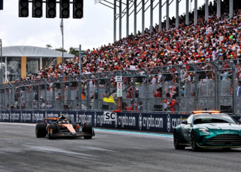 The Safety Car was well timed for Lando Norris in the Miami Sprint
