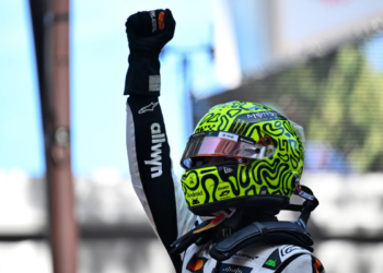 Race winner Lando Norris (GBR) McLaren celebrates in parc ferme. 25.05.2025. Formula 1 World Championship, Rd 8, Monaco Grand Prix, Monte Carlo, Monaco, Race Day