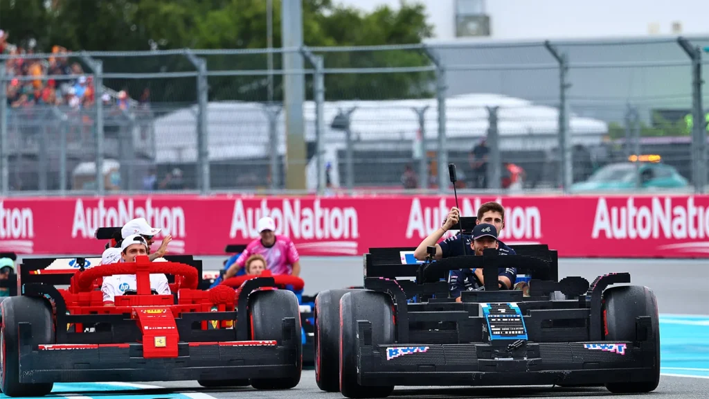 Lego provided the top entertainment at the F1 Miami GP