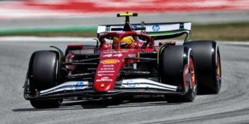 Lewis Hamilton Ferrari Spain 2025