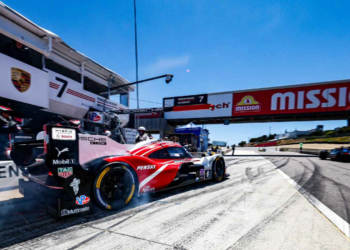 Nick Tandy and Felipe Nasr's win streak for the #7 Porsche came to an end in Laguna Seca