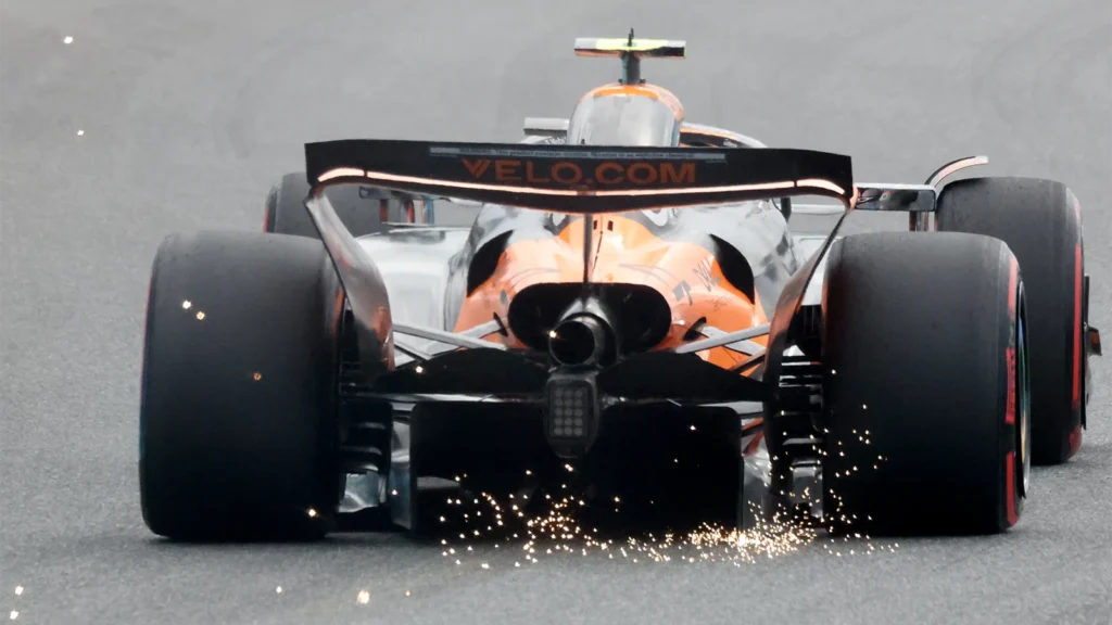 An improved effort saw Lando Norris clinch a front row spot for the Miami GP