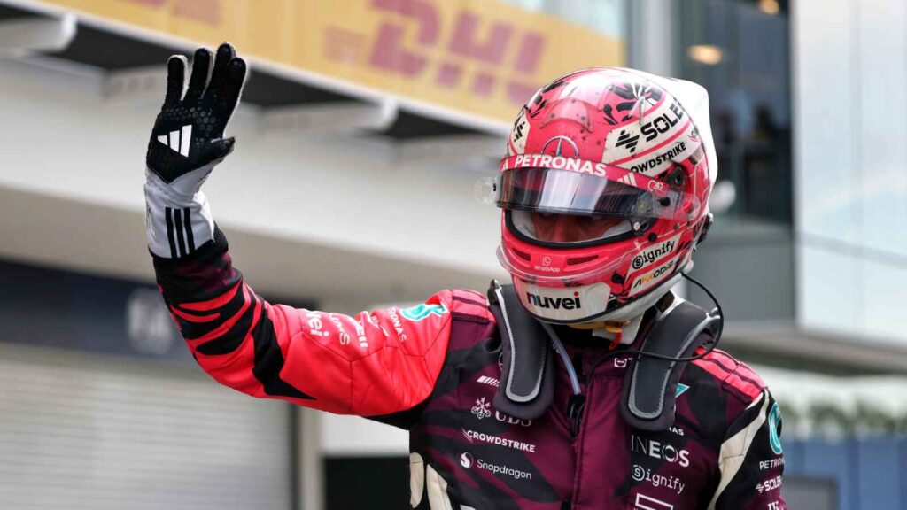George Russell continued Mercedes' strong start to 2025 with third in Miami