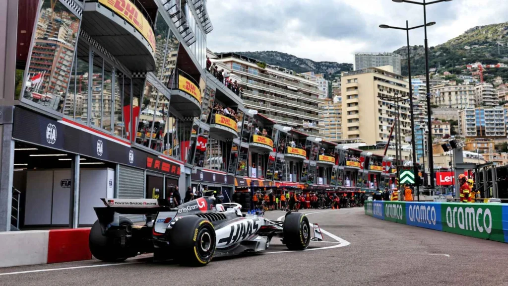 Oliver Bearman wrapped up FP2 in Monaco with the 15th-fastest time for Haas.