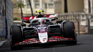 Oliver Bearman (GBR) Haas VF-25. 23.05.2025. Formula 1 World Championship, Rd 8, Monaco Grand Prix, Monte Carlo, Monaco, Practice Day