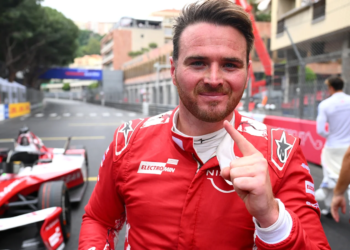 Oliver Rowland lucked into pole for Race 2 in the Formula E Monaco E-Prix
