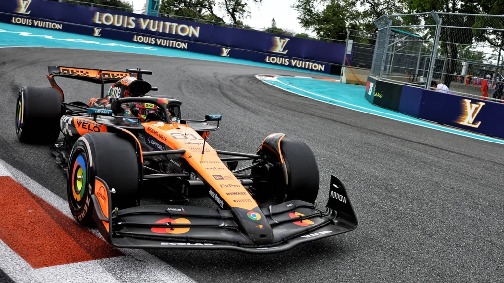 The McLaren MCL39 is a demon at handling tyres