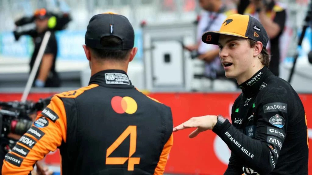 McLaren clinched its first front row lockout in Spain since 1998