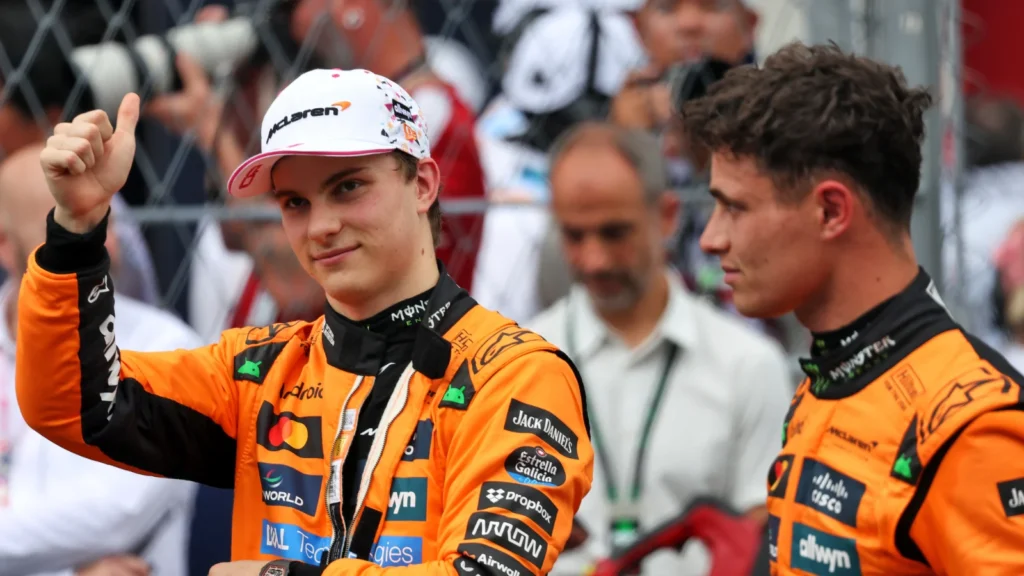 Oscar Piastri lost out in the Miami Sprint to Lando Norris