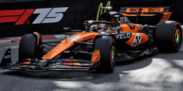 Oscar Piastri (AUS) McLaren MCL39. 23.05.2025. Formula 1 World Championship, Rd 8, Monaco Grand Prix, Monte Carlo, Monaco, Practice Day