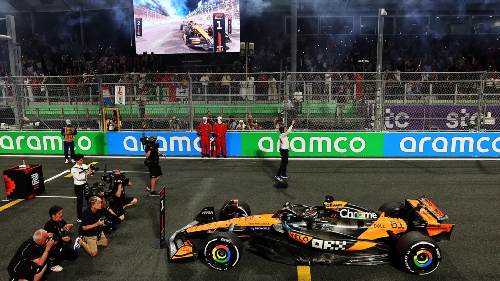 Oscar Piastri leads the Drivers' standings by 10 points