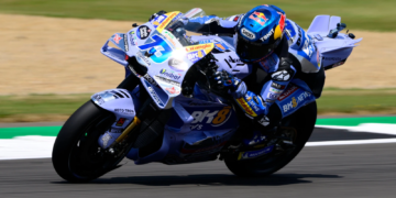 Alex Marquez tops the timesheets in second Silverstone MotoGP practice