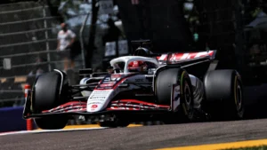 Esteban Ocon (FRA) Haas VF-25. 16.05.2025. Formula 1 World Championship, Rd 7, Emilia Romagna Grand Prix, Imola, Italy, Practice Day