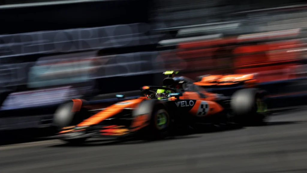Lando Norris (GBR) McLaren MCL39. 24.05.2025. Formula 1 World Championship, Rd 8, Monaco Grand Prix, Monte Carlo, Monaco, Qualifying Day