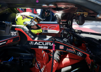 Nick Yelloly is competing in one of two Meyer Shank Racing Acuras at the 2025 Detroit Grand Prix