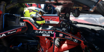 Nick Yelloly is competing in one of two Meyer Shank Racing Acuras at the 2025 Detroit Grand Prix