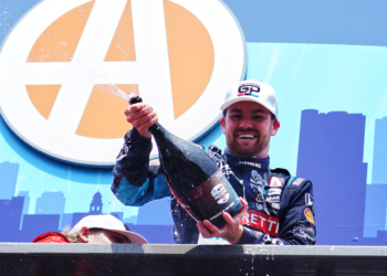 Kirkwood was very pleased to earn his fourth IndyCar victory. Photo: Kevin Dejewski