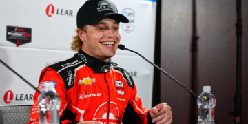 Ferrucci was in very good spirits after the race. Photo: Kevin Dejewski