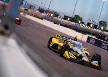 Rasmussen made the high line work as the charged to the front multiple times over. Photo: Kevin Dejewski