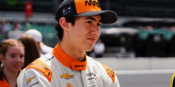 Siegel is the youngest Arrow McLaren driver at 20 years of age. Photo: Kevin Dejewski
