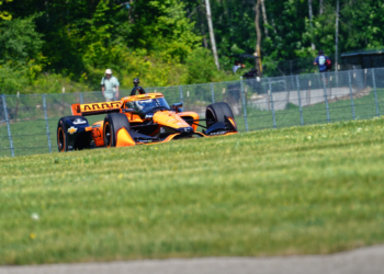 Lundgaard carved through the countryside to take the top spot in practice. Photo: Kevin Dejewski