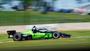 Foster was quickest of all, even on used tires. Photo: Kevin Dejewski