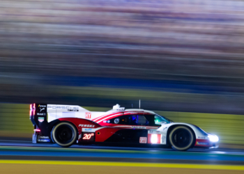 Porsche’s Kevin Estre leads Le Mans with under 14 hours to go