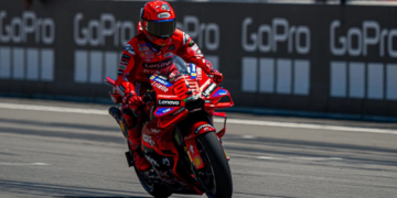 Marc Marquez at the MotoGP weekend in Aragon