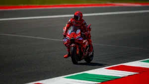 Marc Marquez prevails to take victory in frenetic Mugello MotoGP race
