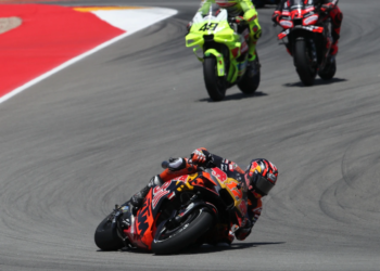 Maverick Vinales tops the timesheets at Aragon MotoGP test