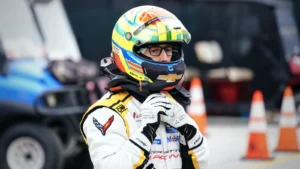 Alexander Sims initially doubted a podium finish was possible before the dramatic Detroit Sportscar Classic