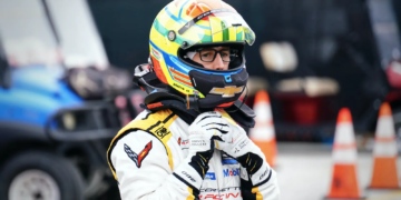 Alexander Sims initially doubted a podium finish was possible before the dramatic Detroit Sportscar Classic