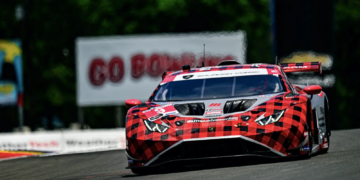 Andrea Caldarelli's #9 Lamborghini Huracan GT3 EVO2 took the GTD Pro class pole position for the 2025 IMSA SportsCar Championship's Round 5 at Watkins Glen