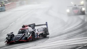 Drivers in all 12 Oreca 07 LMP2s wrestled first-hand with the wet conditions on slick tyres