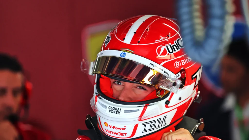 Charles Leclerc absolved Isack Hadjar of any blame