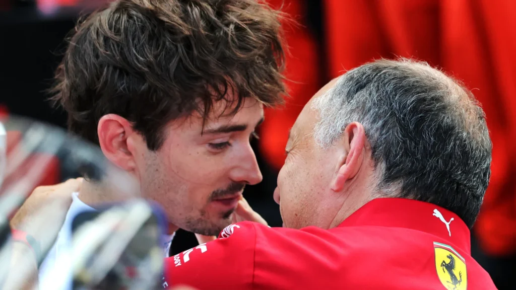 Charles Leclerc has faith in Fred Vasseur to restore Ferrari to the pinnacle in F1