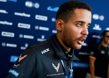 Rui Andrade is feeling more confident with the Corvette Z06 LMGT3.R's second year at Le Mans