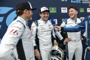 Richard Lietz has won both LMGT3 class victories so far at the 24 Hours of Le Mans