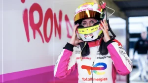 Celia Martin undertook her maiden start at the 24 Hours of Le Mans with the Iron Dames