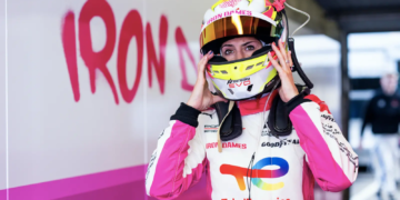 Celia Martin undertook her maiden start at the 24 Hours of Le Mans with the Iron Dames